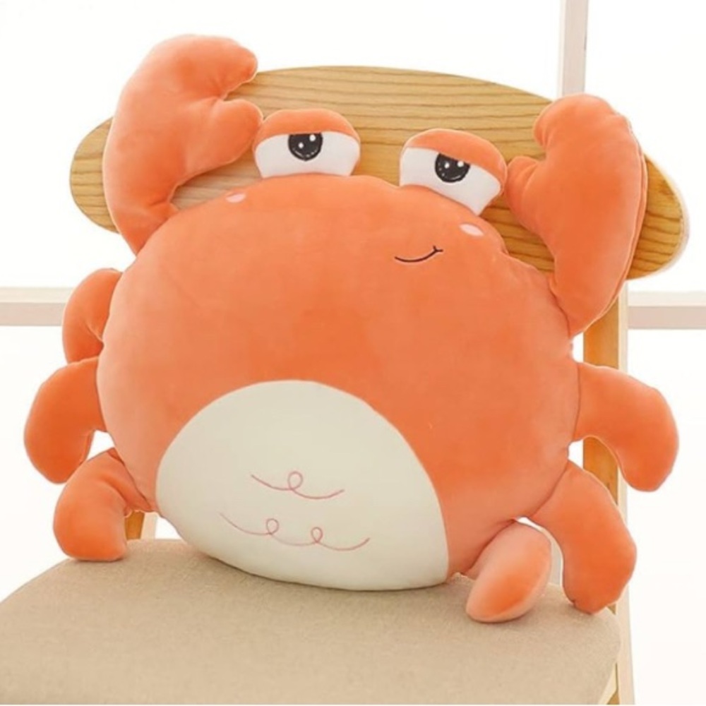 OSON 16 inch Crab Plush Stuffed Animal, Super Soft Crab Plush Pillow, Children's